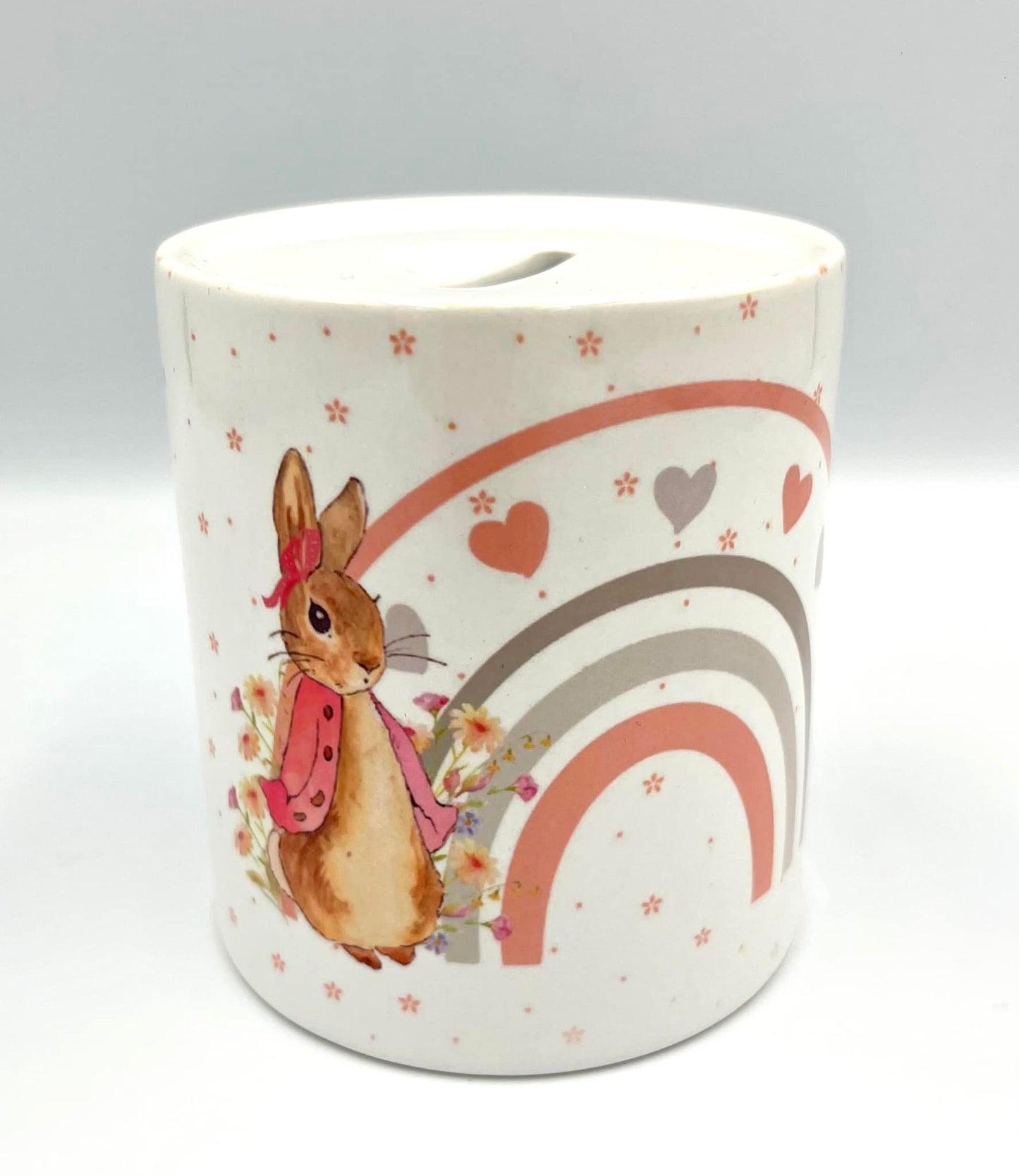 Peter Rabbit Inspired Money Box - Pink