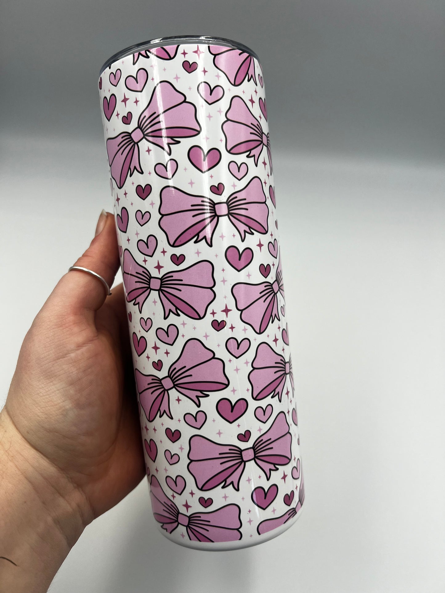 Pink Bow Tumbler