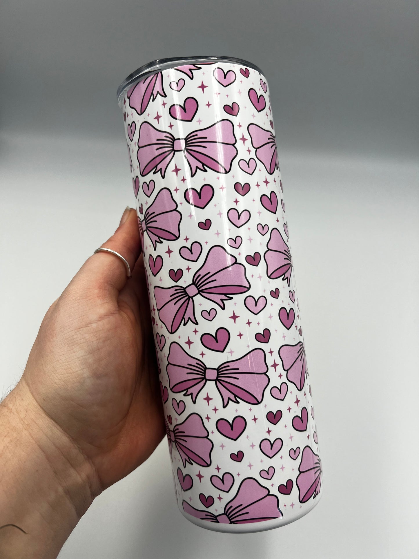 Pink Bow Tumbler