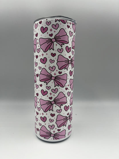 Pink Bow Tumbler