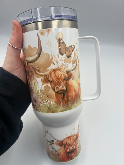 Highland Cow 40oz Tumbler