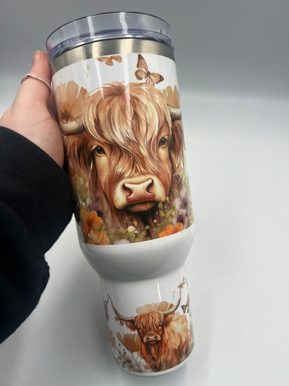 Highland Cow 40oz Tumbler