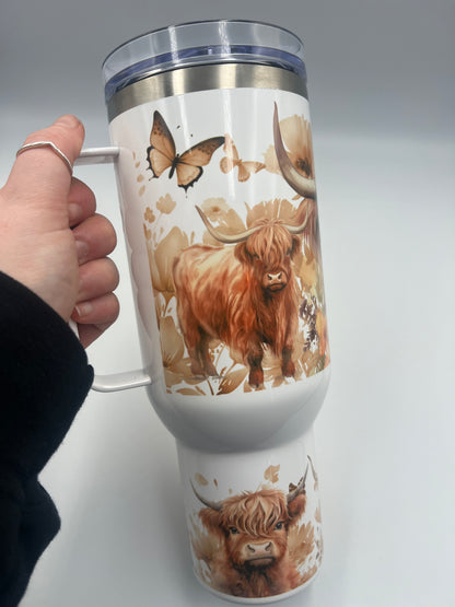 Highland Cow 40oz Tumbler