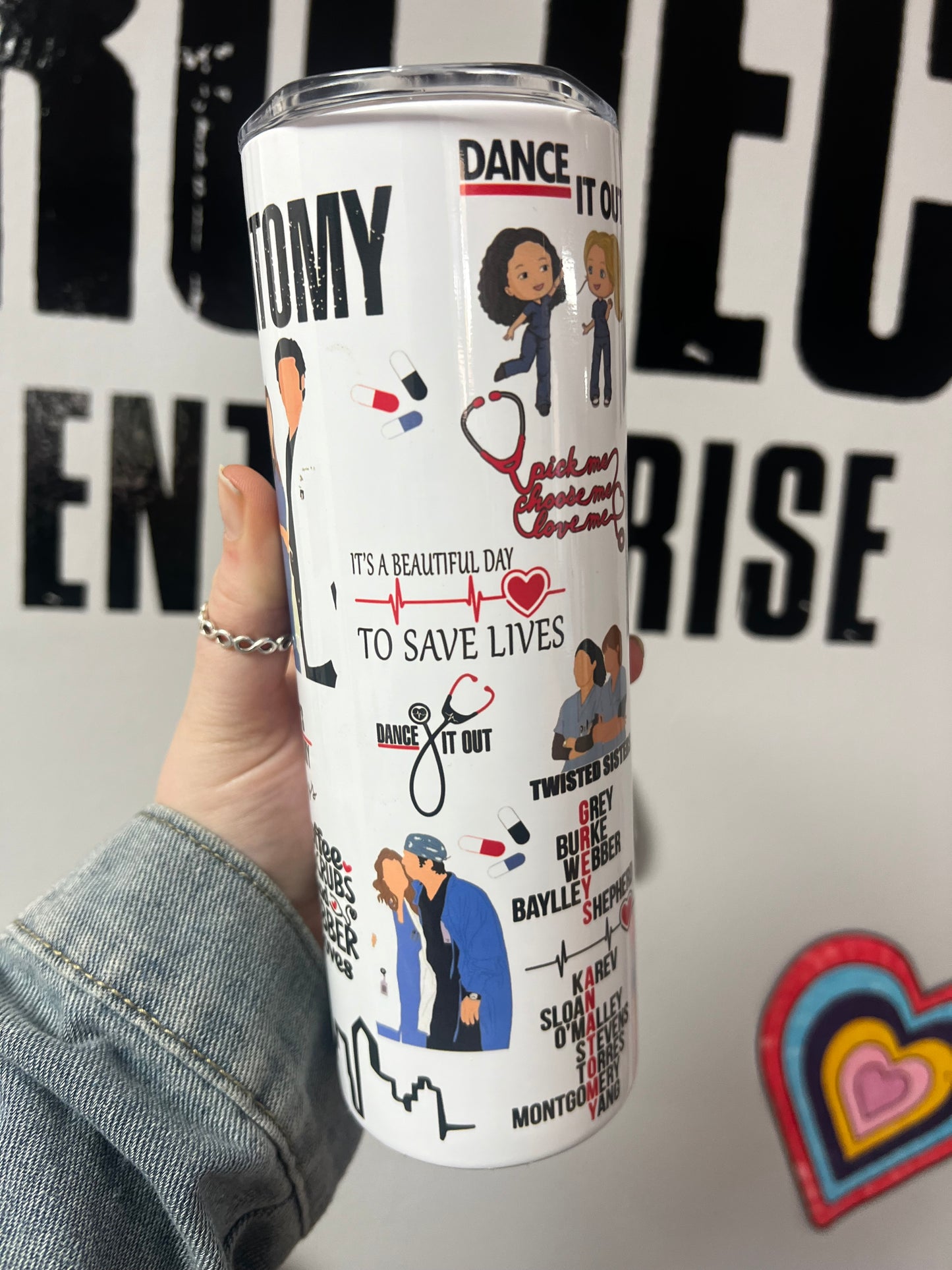 Greys Anatomy Tumbler