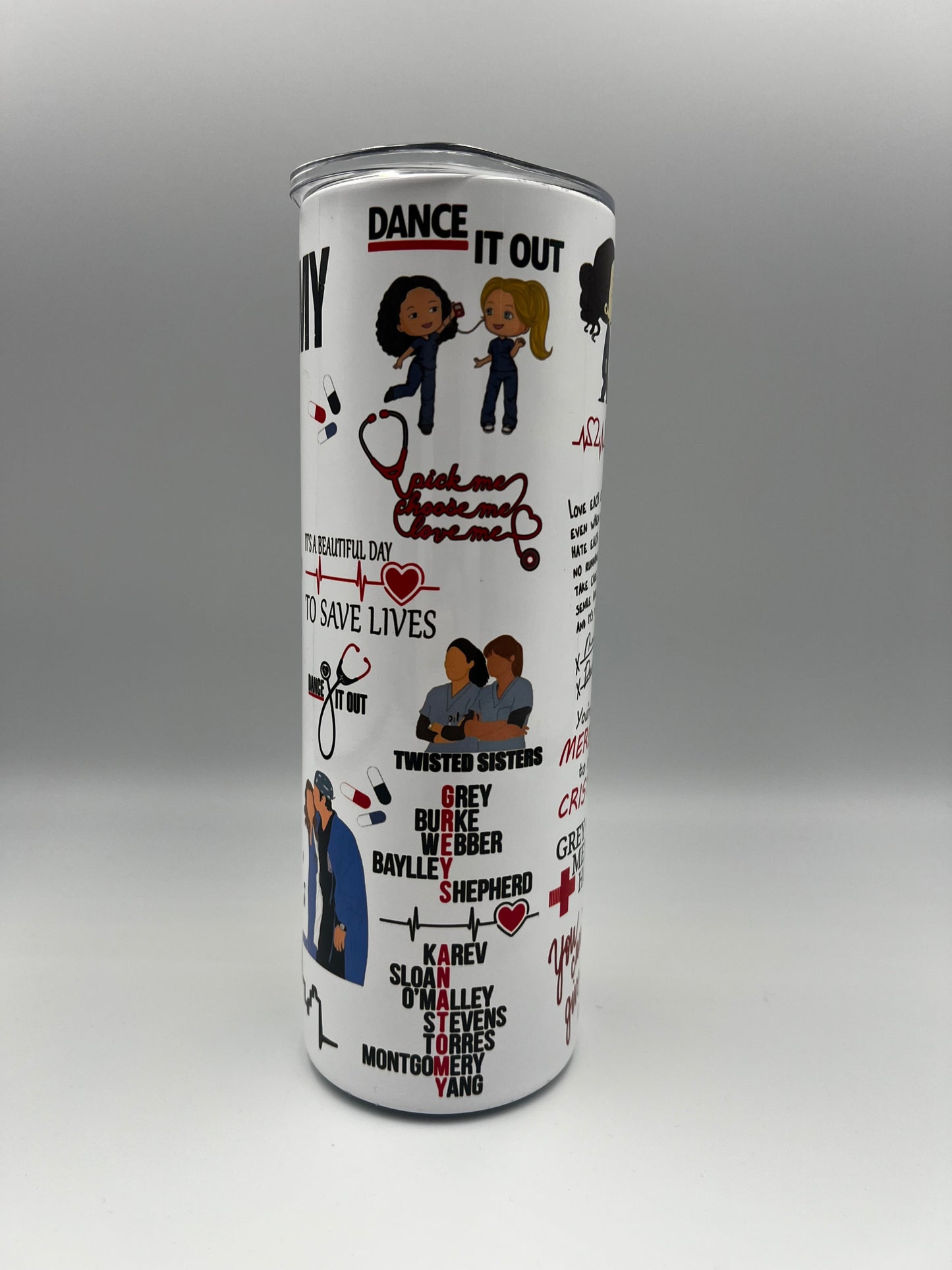 Greys Anatomy Tumbler