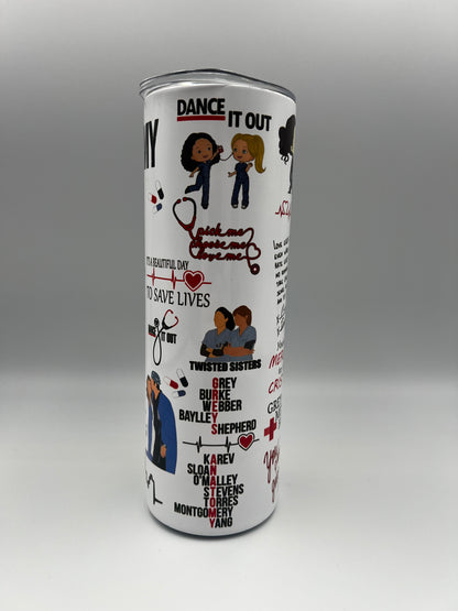 Greys Anatomy Tumbler