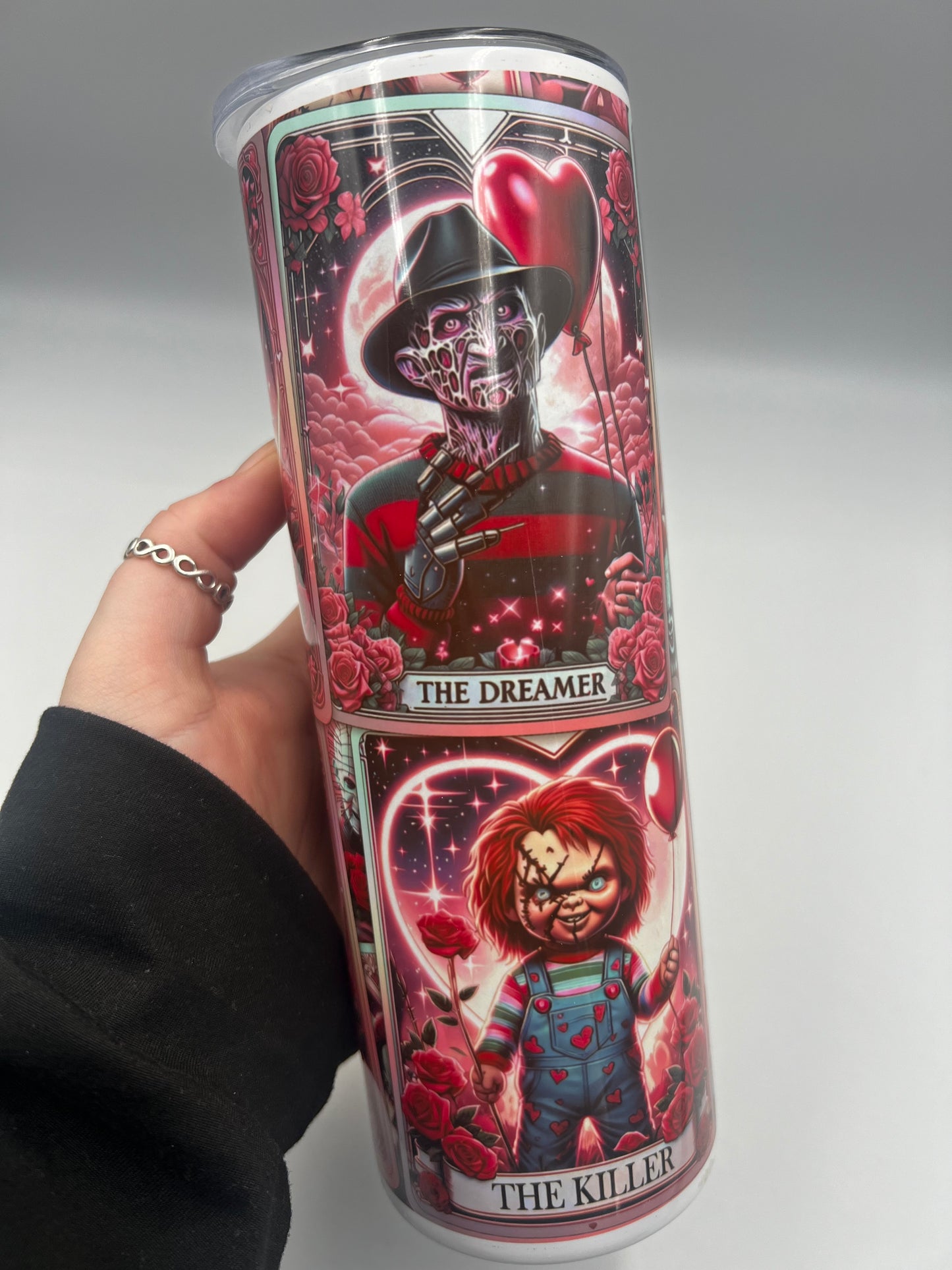 Horror Tarot Card Tumbler