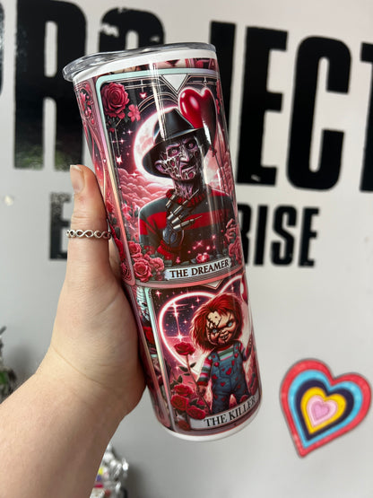 Horror Tarot Card Tumbler