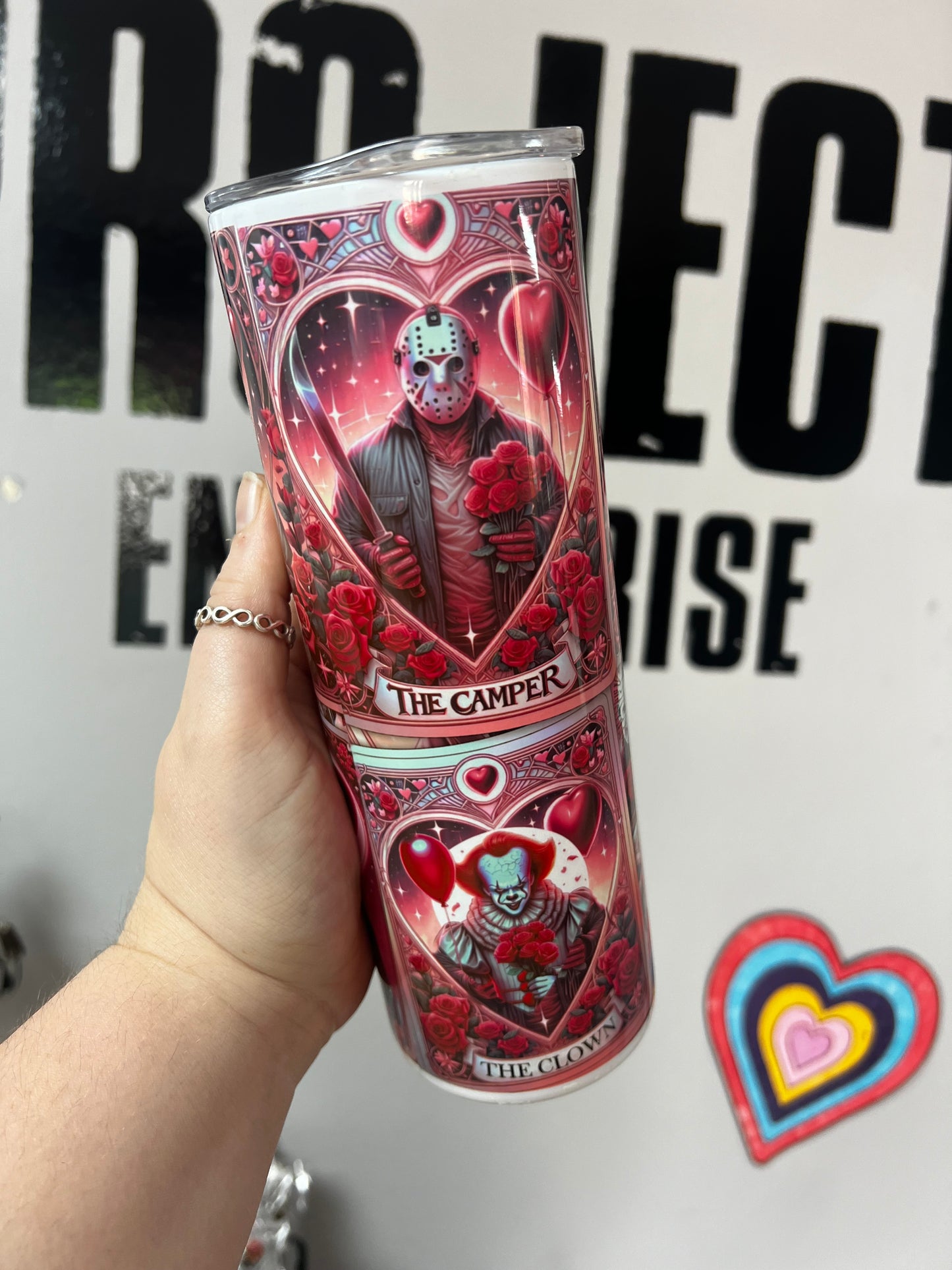 Horror Tarot Card Tumbler