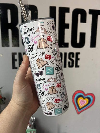 All Eras Taylor Swift inspired Tumbler