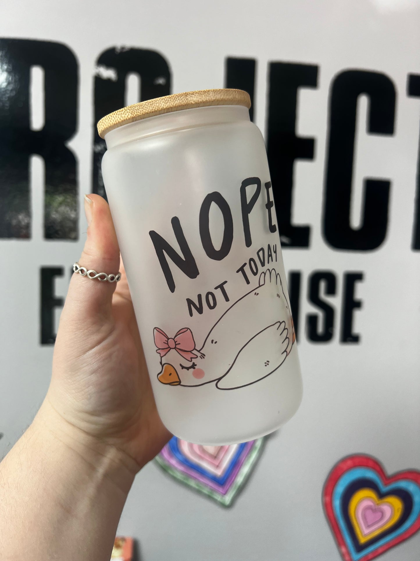 Nope, not today Glass can