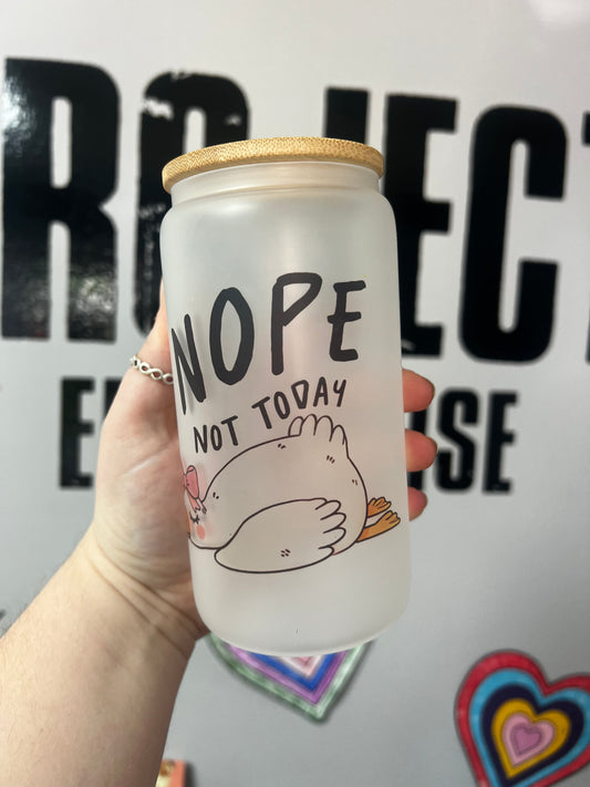 Nope, not today Glass can