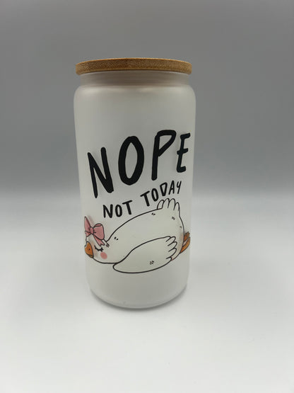 Nope, not today Glass can