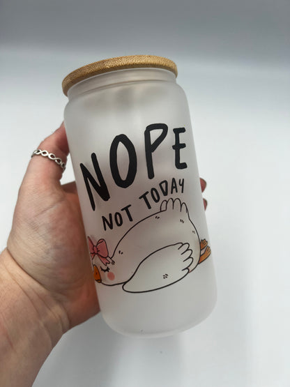 Nope, not today Glass can