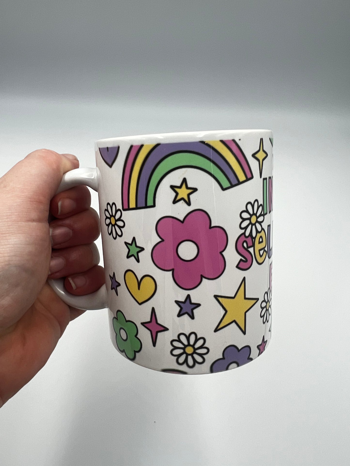 In my self love era mug