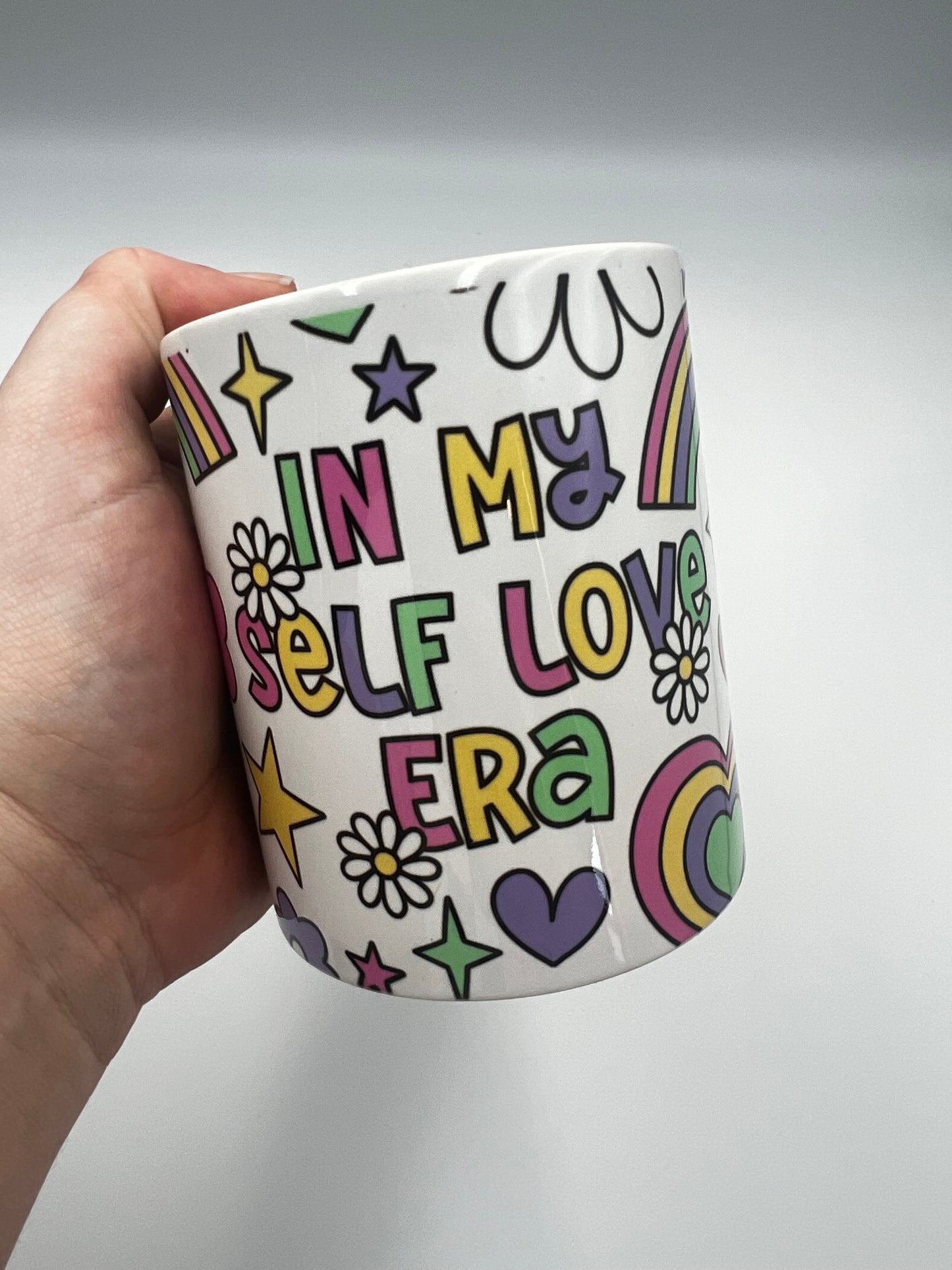 In my self love era mug
