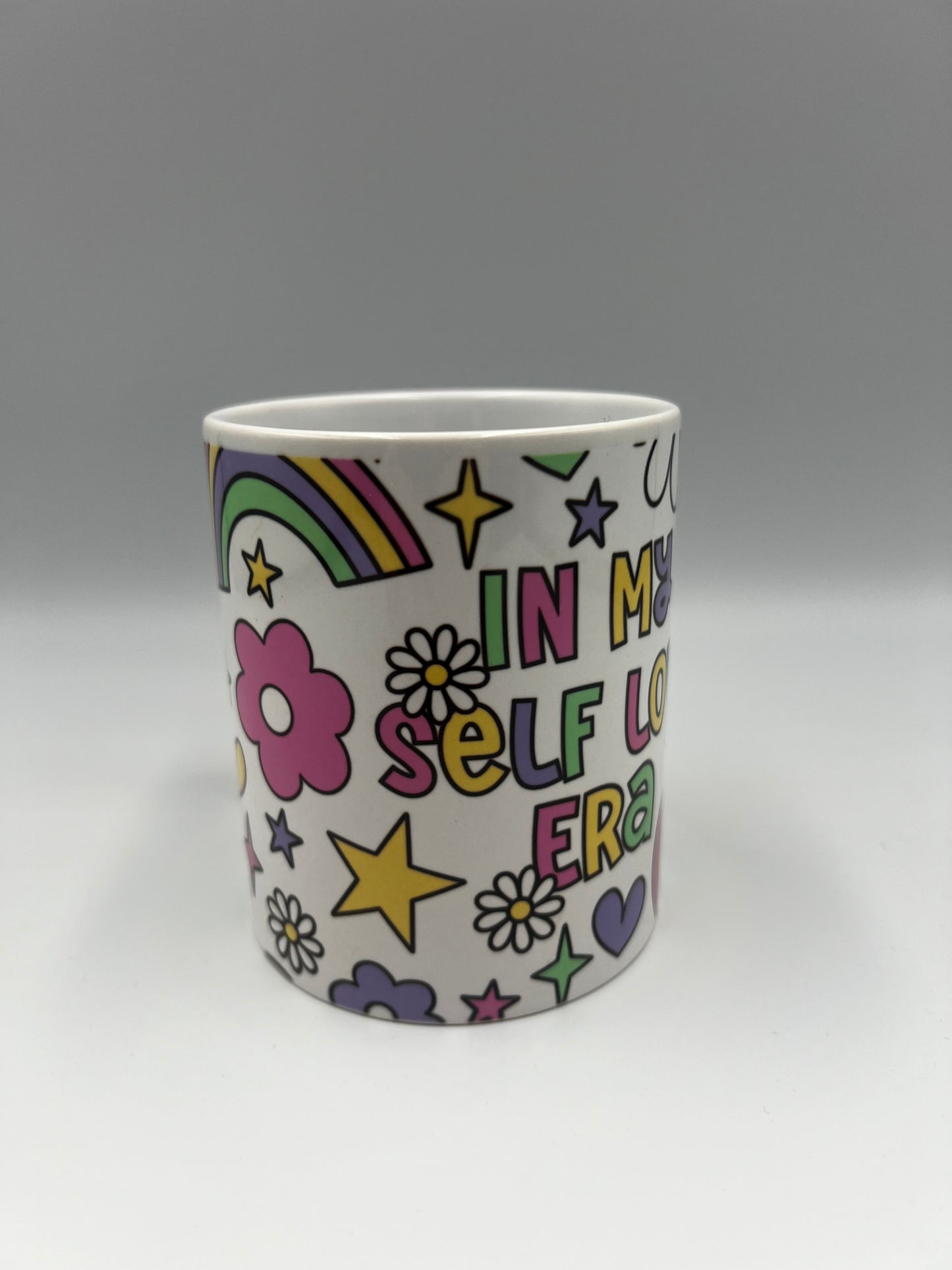 In my self love era mug