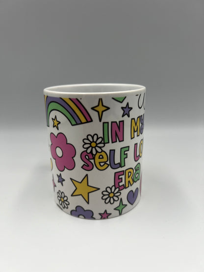 In my self love era mug