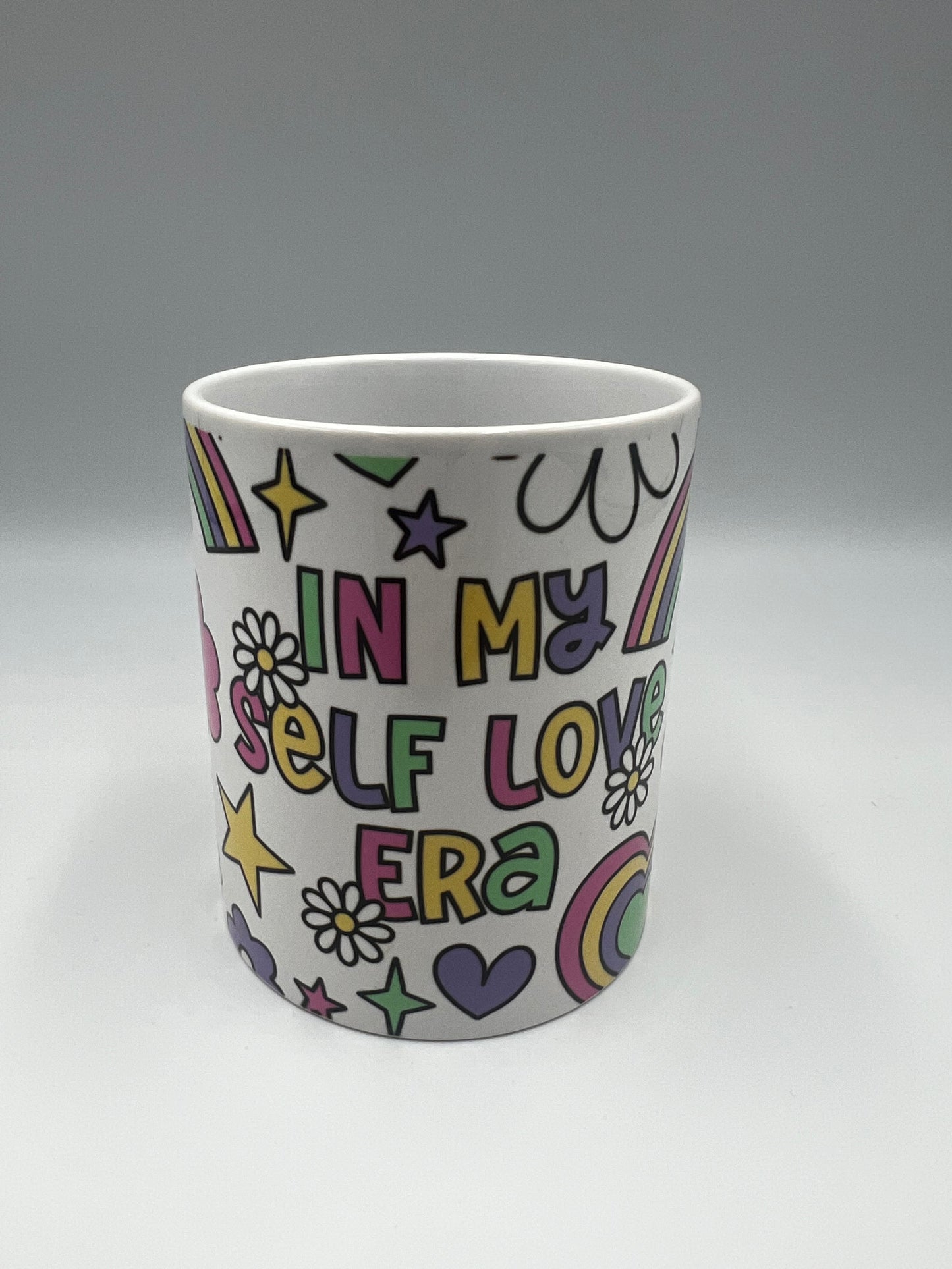 In my self love era mug