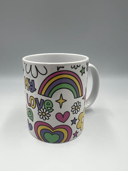 In my self love era mug