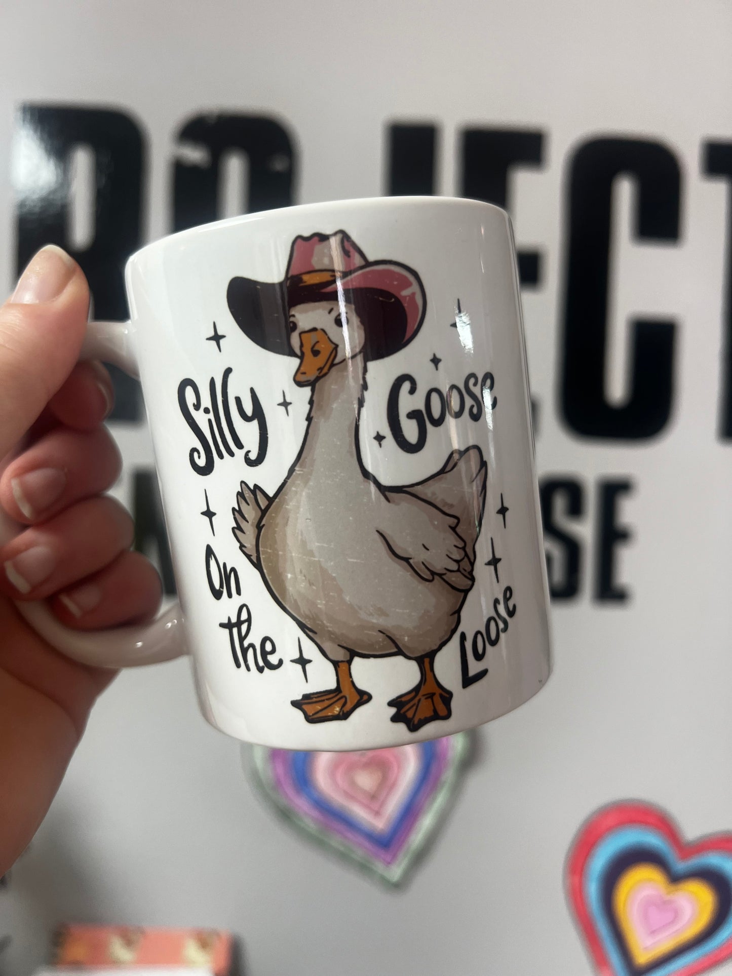 Silly Goose on the Loose mug