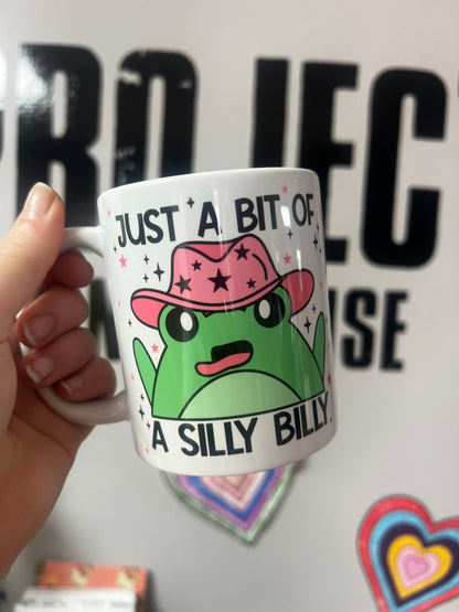 Just a bit of a silly billy, frog mug