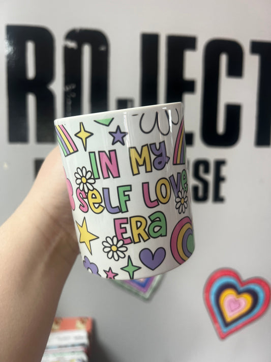 In my self love era mug