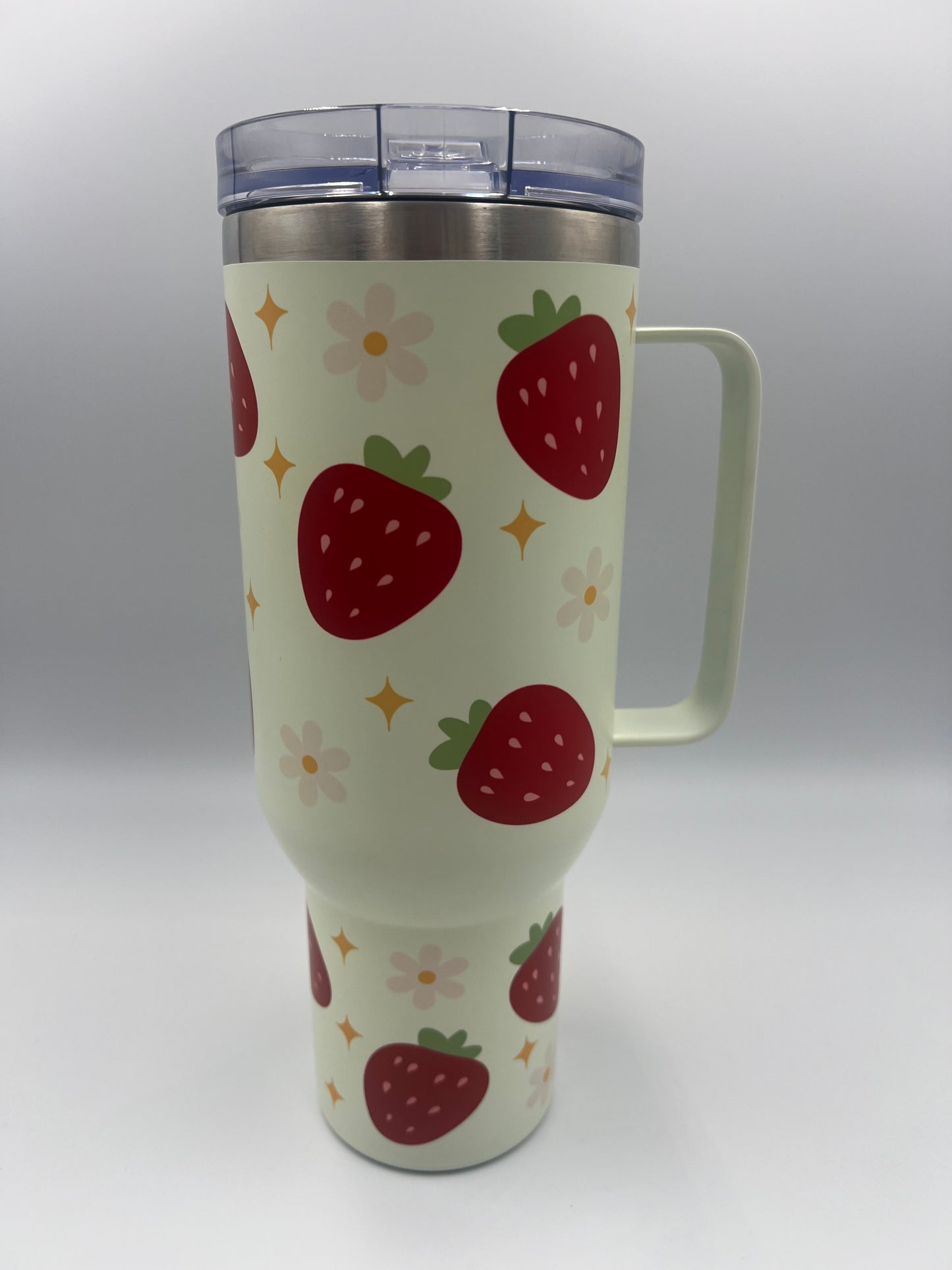 Strawberry & Daisy 40oz Tumbler