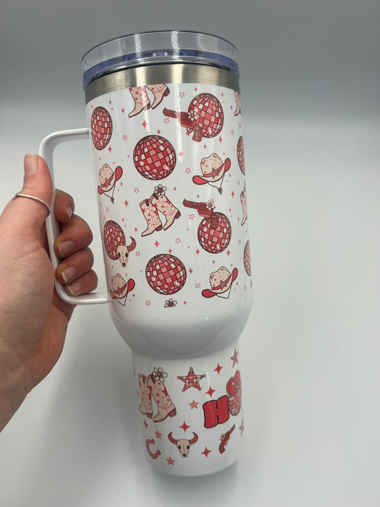 Howdy Cowgirl 40oz Tumbler
