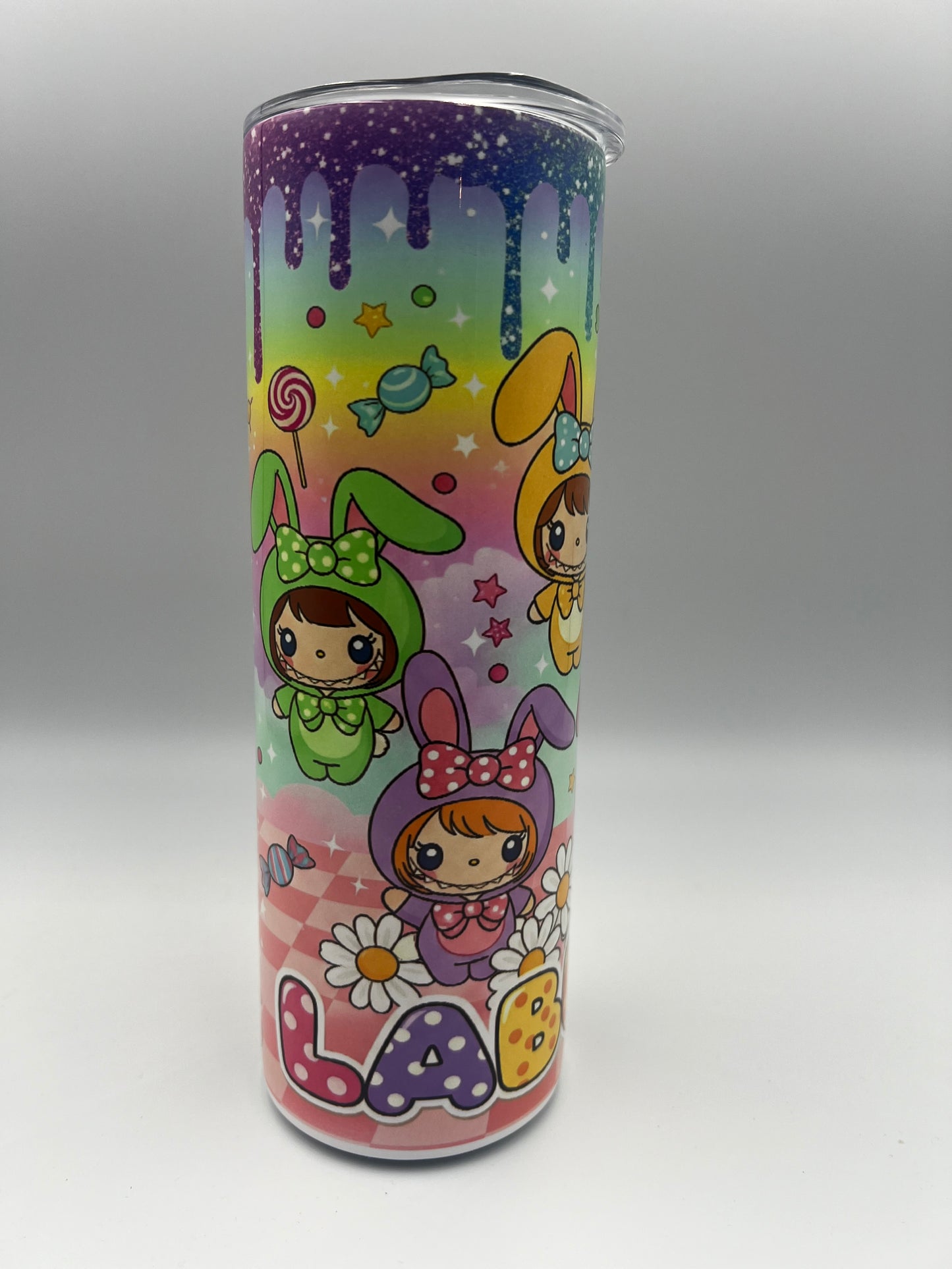 Rainbow Labubu Tumbler