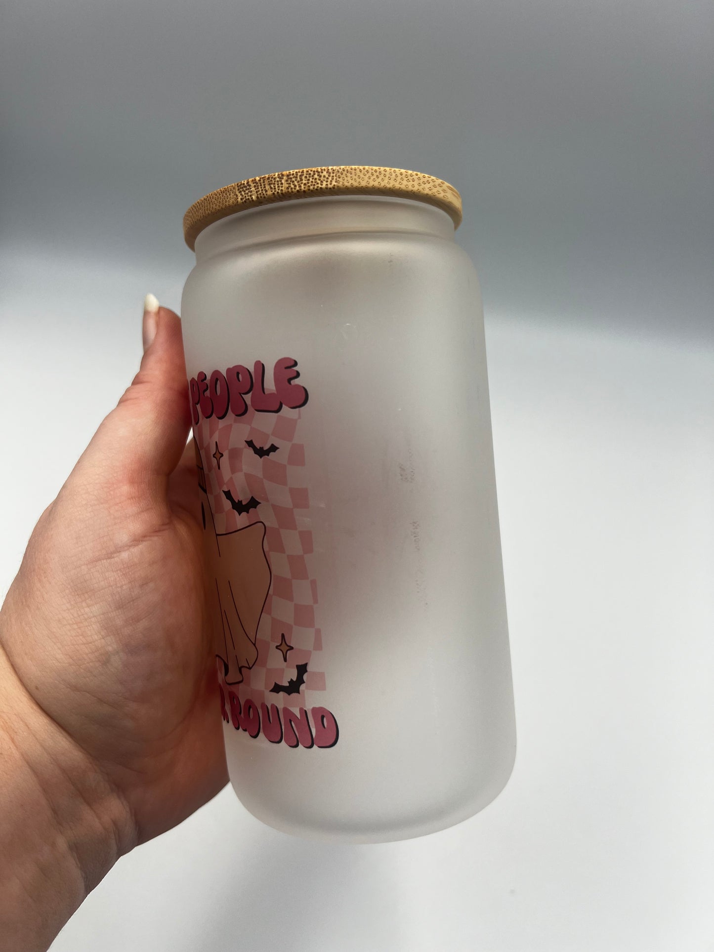 I ghost people Glass can