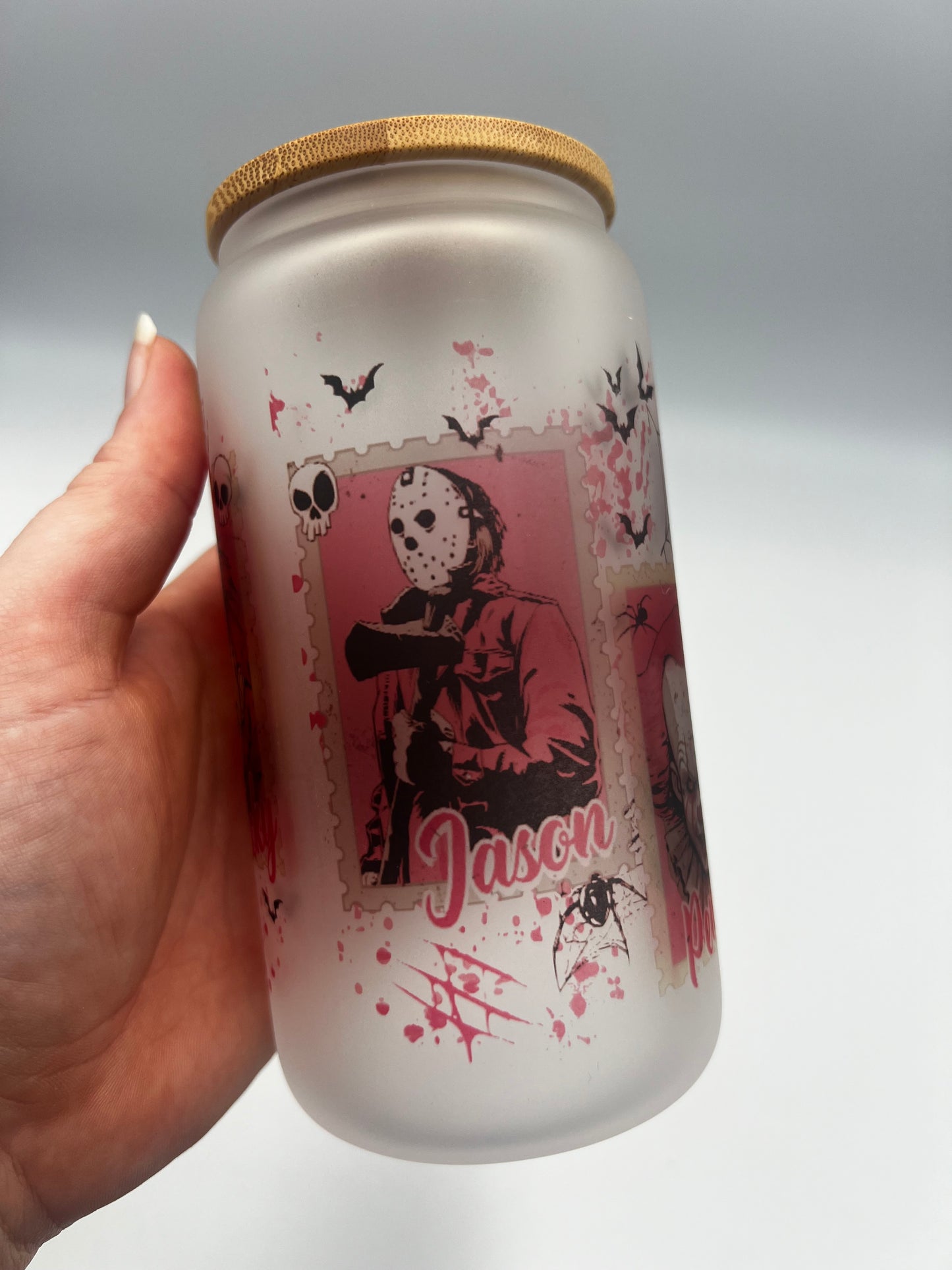 Horror Character Glass can