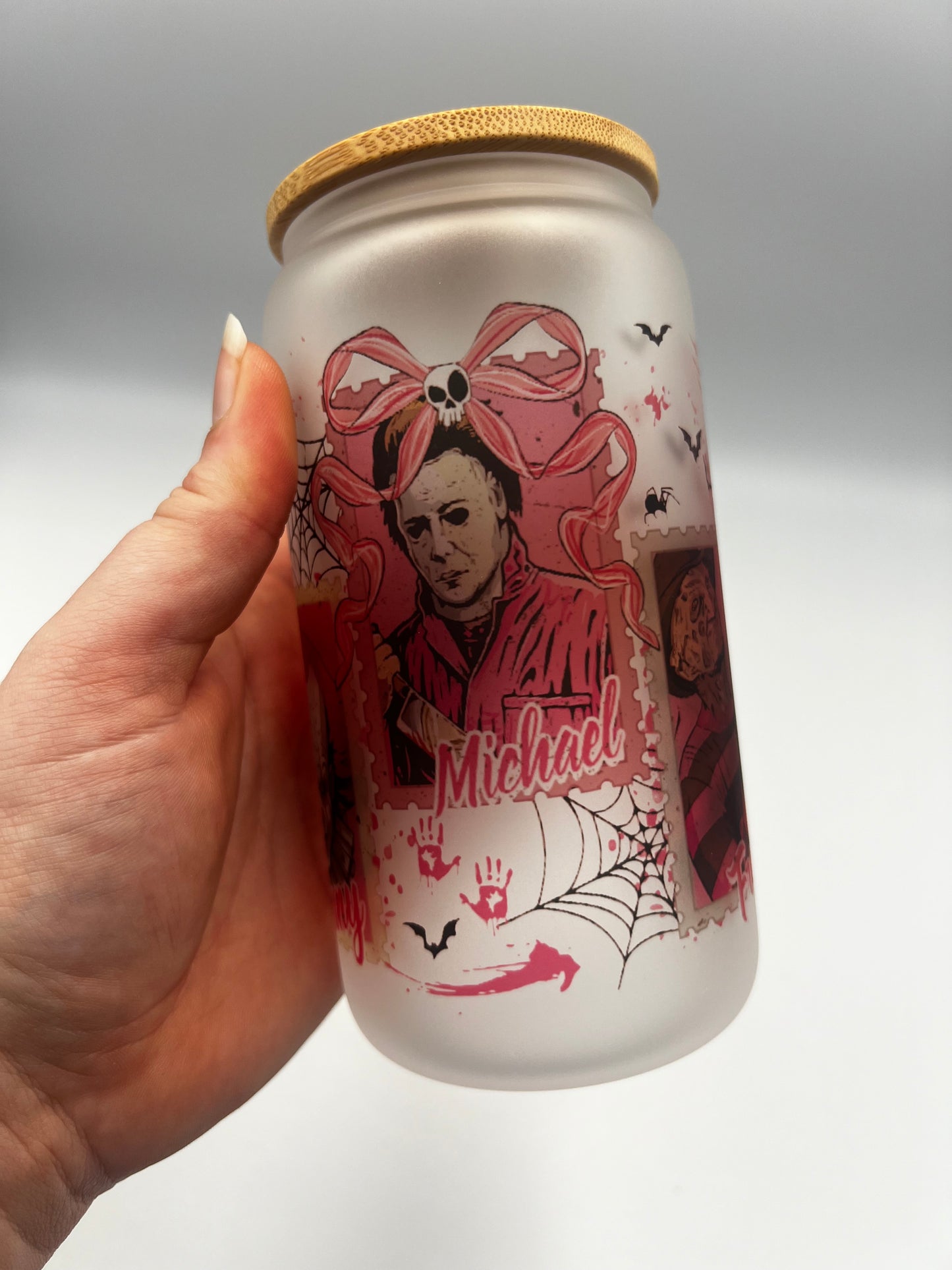 Horror Character Glass can