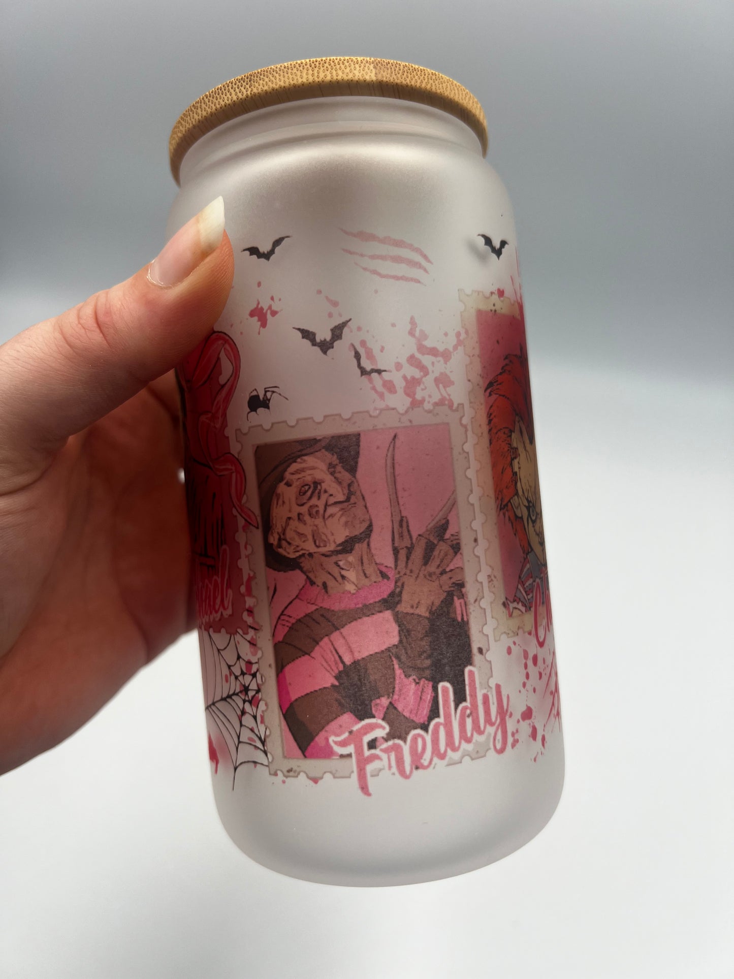 Horror Character Glass can