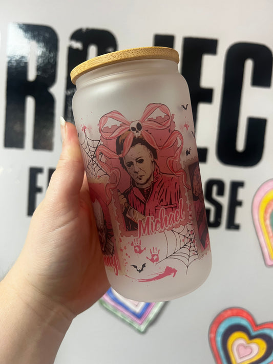 Horror Character Glass can