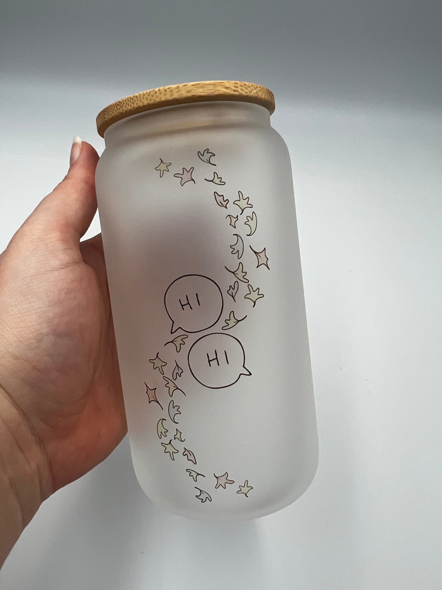 Heartstopper 'Hi Hi' Glass can