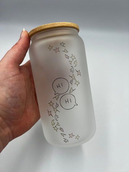 Heartstopper 'Hi Hi' Glass can