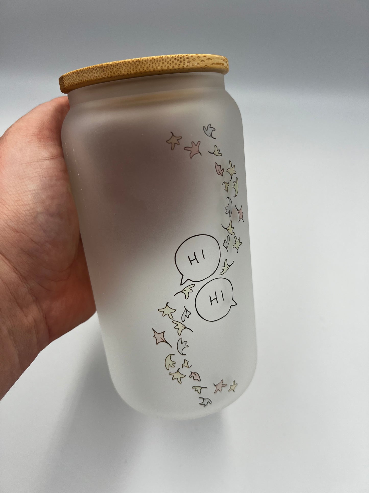 Heartstopper 'Hi Hi' Glass can