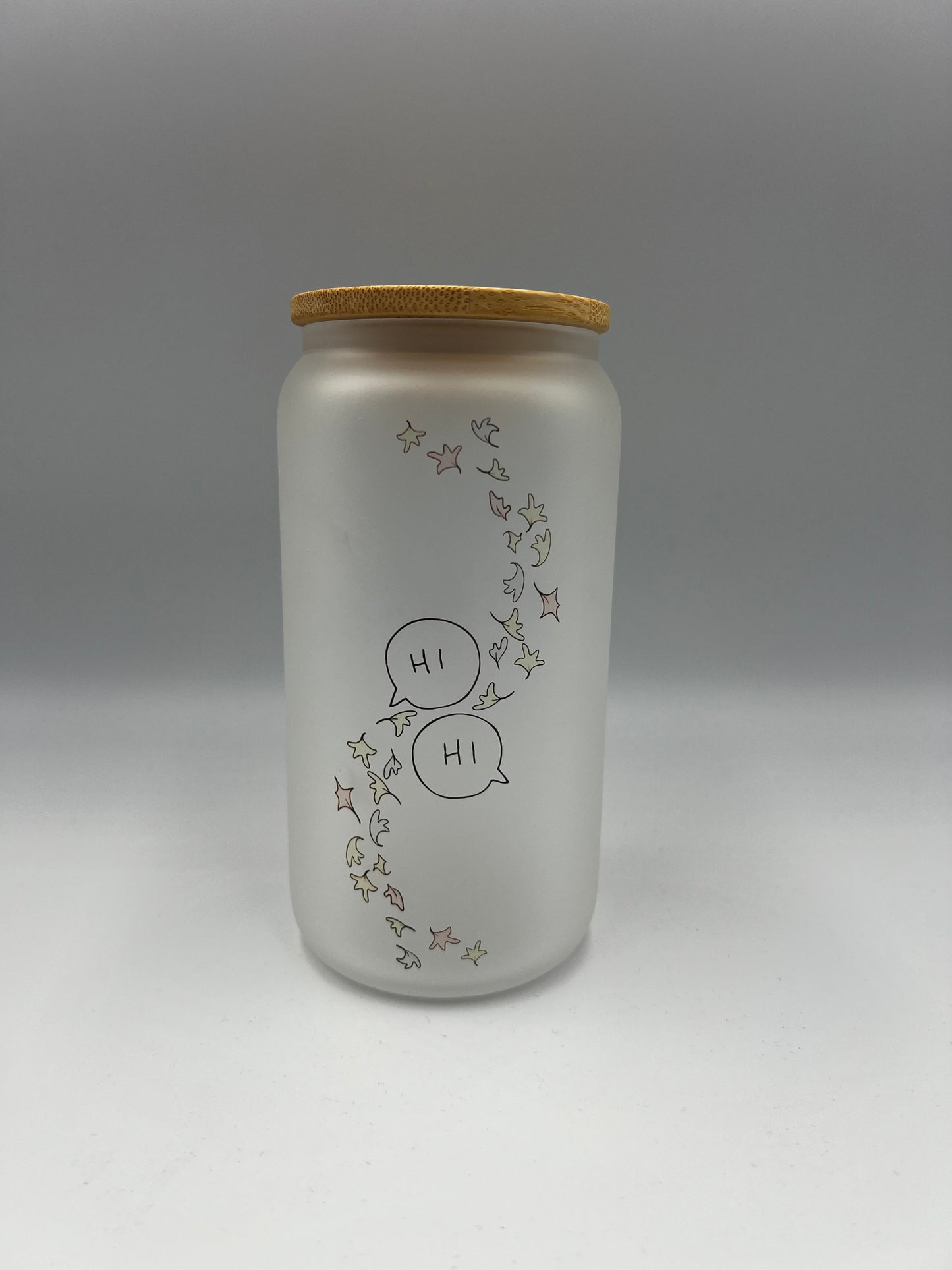 Heartstopper 'Hi Hi' Glass can