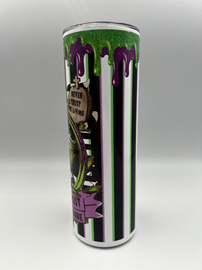 Beetlejuice Inspired Tumbler