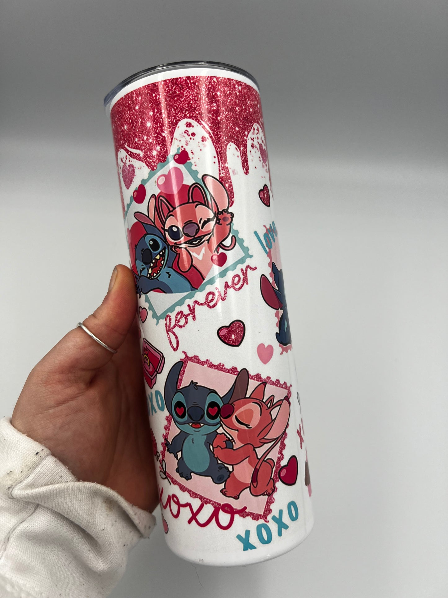 Stitch and Angel Tumbler