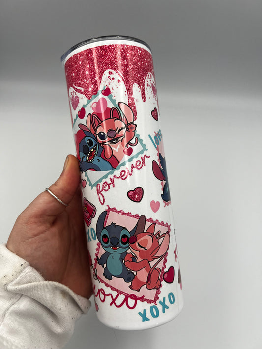 Stitch and Angel Tumbler