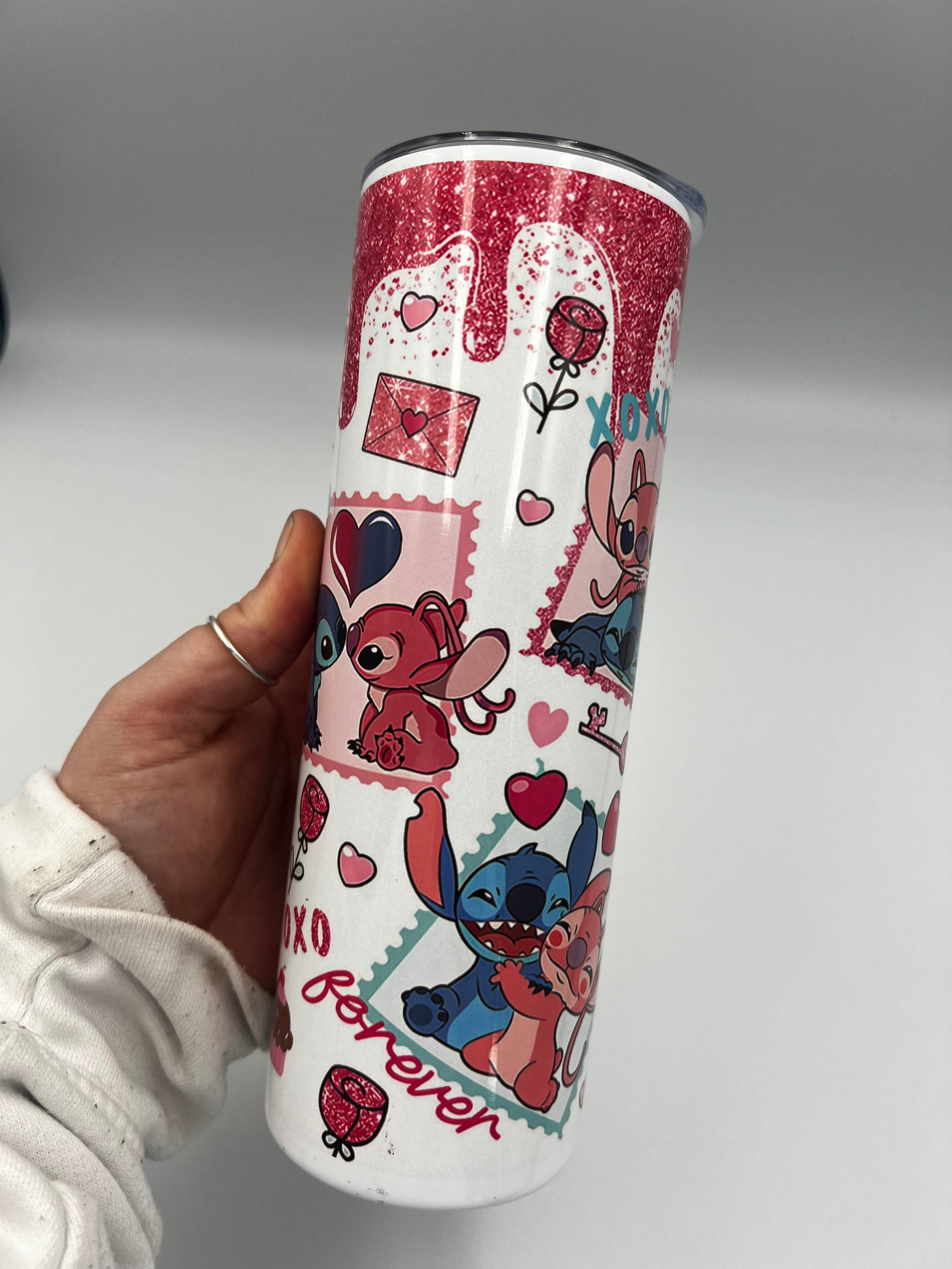 Stitch and Angel Tumbler