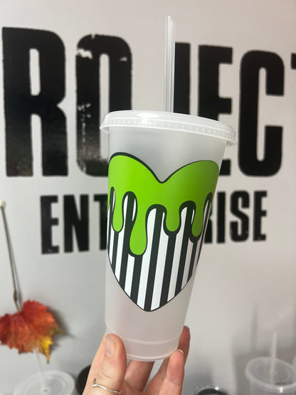 Beetlejuice Inspired Cold cup