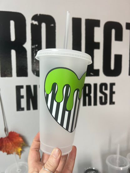 Beetlejuice Inspired Cold cup