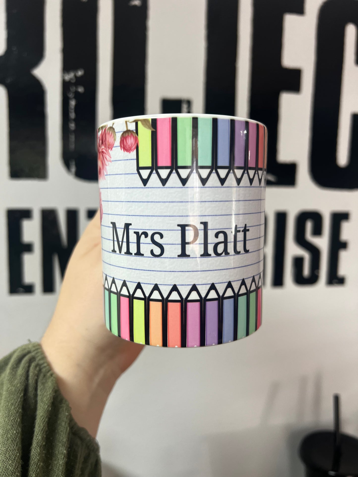 Personalised Teacher Appreciation mug