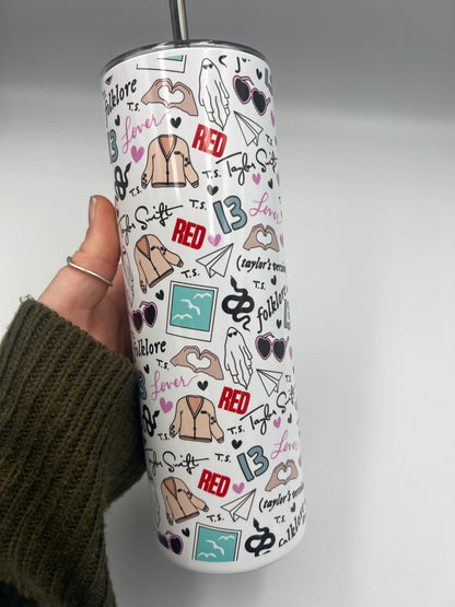 All Eras Taylor Swift inspired Tumbler