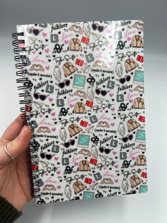 All Eras Taylor Swift inspired Notebook