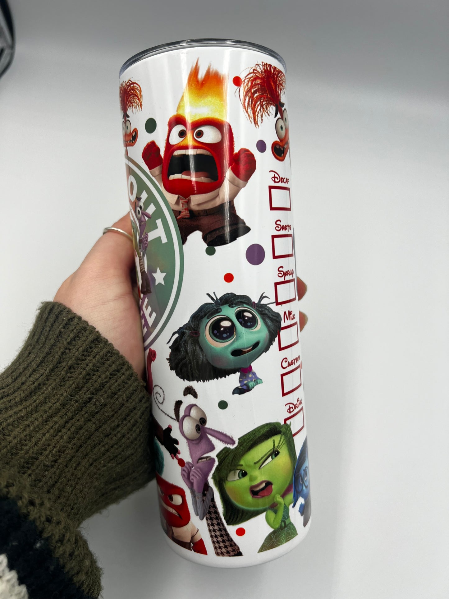 Inside Out Inspired tumbler