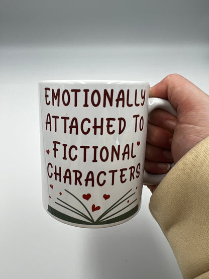 Emotionally attached to fictional characters mug